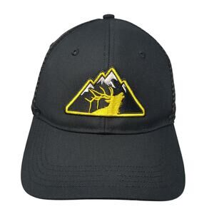 Mountain Patch Snapback Mesh Back Trucker Hat Black One Size Carhartt
